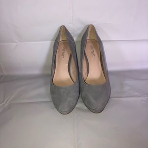 Nine West gray heels